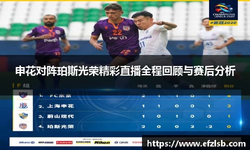 申花对阵珀斯光荣精彩直播全程回顾与赛后分析