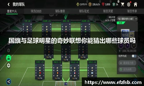 国旗与足球明星的奇妙联想你能猜出哪些球员吗